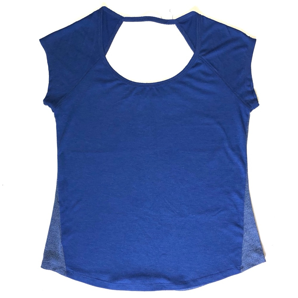 Marika Blue Short Sleeve Active T-Shirt Small-Medium